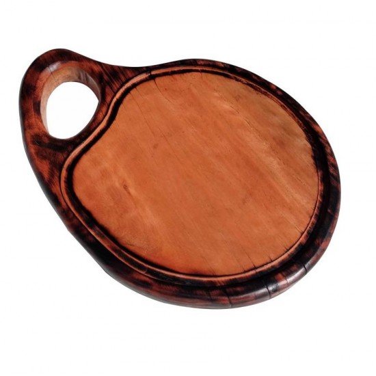 TABUA PARA CORTE E SERVIR CHURRASCO E ALIMENTOS DE MADEIRA RUSTICA