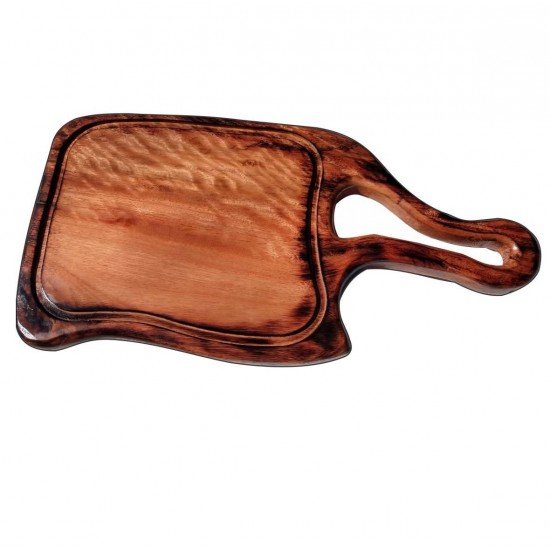 TABUA PARA CORTE E SERVIR CHURRASCO E ALIMENTOS DE MADEIRA RUSTICA