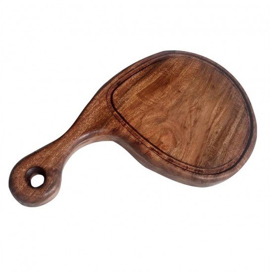 TABUA PARA CORTE E SERVIR CHURRASCO E ALIMENTOS DE MADEIRA RUSTICA