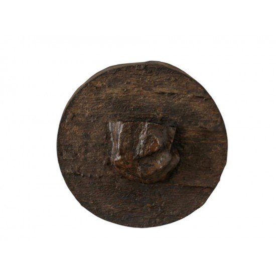 MANDALA MEDIA MADEIRA DE DEMOLIÇÃO FIBRART