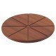 TABUA DE MADEIRA JATOBA CIRCULAR PARA CORTAR E SERVIR PIZZA ENVERNIZADA 400MM TRAMONTINA