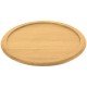 TABUA DE MADEIRA TAUARI CIRCULAR PARA SUPORTE DE BANDEJA DE PIZZA ENVERNIZADA 450MM TRAMONTINA
