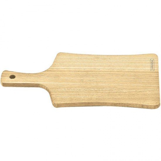 TABUA DE MADEIRA TAUARI RETANGULAR COM CABO PARA ALIMENTOS DELICATE NATURAL TRAMONTINA