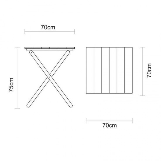 CONJUNTO BEER TABACO TECA 3 PECAS TRAMONTINA