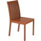 CADEIRA FIXA DE MADEIRA JATOBA NATURAL  FITT TRAMONTINA