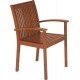 POLTRONA FIXA DE MADEIRA JATOBA E ACABAMENTO NATURAL  FITT TRAMONTINA