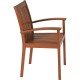 POLTRONA DE MADEIRA JATOBA FITT ECO BLINDAGE TRAMONTINA
