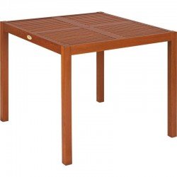MESA DE MADEIRA JATOBA QUADRADA FITT ECO BLINDAGE 4 LUGARES TRAMONTINA