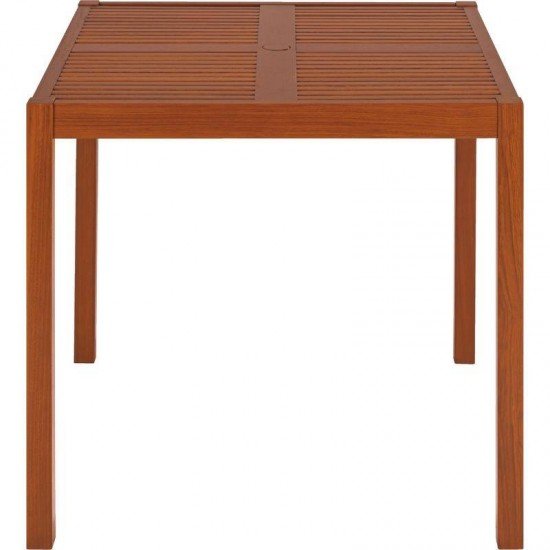 MESA DE MADEIRA JATOBA QUADRADA FITT ECO BLINDAGE 4 LUGARES TRAMONTINA