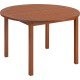 MESA REDONDA 4 LUGARES DE MADEIRA JATOBA NATURAL  FITT TRAMONTINA
