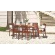 MESA DE MADEIRA JATOBA RETANGULAR FITT ECO BLINDAGE 1540X860X750 TRAMONTINA