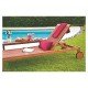 ESPREGUICADEIRA COM RODAS DE MADEIRA JATOBA FITT ECO BLINDAGE TRAMONTINA