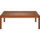 MESA DE CENTRO DE MADEIRA JATOBA RETANGULAR TERRAZZO FITT ENVERNIZADO 1070X650X380MM TRAMONTINA