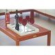 MESA DE CENTRO DE MADEIRA JATOBA RETANGULAR TERRAZZO FITT ENVERNIZADO 1070X650X380MM TRAMONTINA