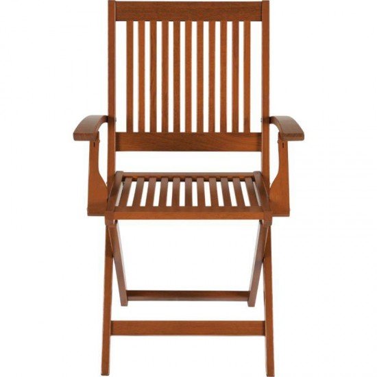 POLTRONA DOBRAVEL DE MADEIRA JATOBA TERRAZZO FITT ECO BLINDAGE TRAMONTINA