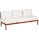 SOFA 3 LUGARES SEM BRACOS C MADEIRA JATOBA E ESTOFADO ACQUABLOCK FITT TRAMONTINA