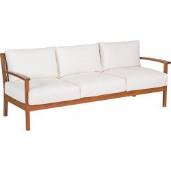 SOFA 3 LUGARES COM BRACOS C MADEIRA JATOBA E ESTOFADO ACQUA BLOCK TRAMONTINA