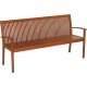 BANCO COM ENCOSTO 4 LUGARES MADEIRA JATOBA NATURAL  FITT TRAMONTINA
