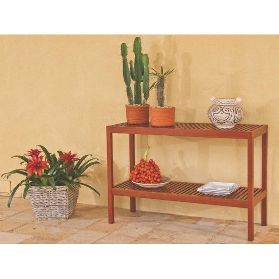 APARADOR DE MADEIRA JATOBA NATURAL  FITT TRAMONTINA