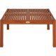 MESA DE CENTRO DE MADEIRA JATOBA QUADRADA TERRAZZO FITT ECO BLINDAGE 860X860X400MM TRAMONTINA