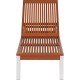 ESPREGUICADEIRA DE MADEIRA JATOBA COM PES DE ALUMINIO PARA PISCINA FITT ECO BLINDAGE