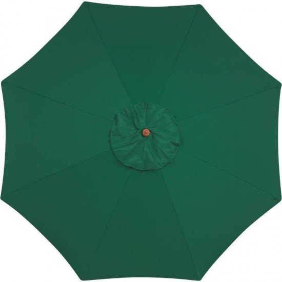 OMBRELONE COM ARMACAO EM MADEIRA E COBERTURA EM POLYESTER VERDE 3.0M TRAMONTINA