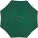 OMBRELONE COM ARMACAO EM MADEIRA E COBERTURA EM POLYESTER VERDE 3.0M TRAMONTINA