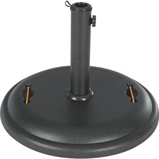BASE PARA OMBRELONE EM CONCRETO PRETO 25KG