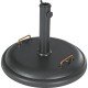 BASE PARA OMBRELONE EM CONCRETO PRETO 25KG