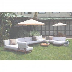 CONJUNTO ESTOFADO POLTRONA DUNA CINZA