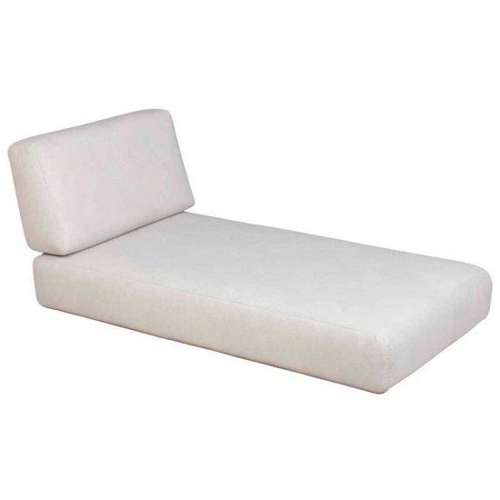 CONJUNTO ESTOFADO CHAISE DUNA CINZA