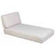 CONJUNTO ESTOFADO CHAISE DUNA CINZA