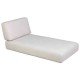 CONJUNTO ESTOFADO CHAISE DUNA CINZA