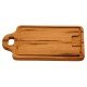 TABUA DE MADEIRA MUIRACATIARA RETN COM ALCA P CORTAR E SERVIR CHURRASCO ENVERNIZADA TRAMONTINA