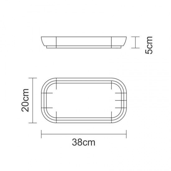 GAMELA DE MADEIRA MUIRACATIARA RETANGULAR PARA SALADA CHURRASCO ENVERNIZADA TRAMONTINA