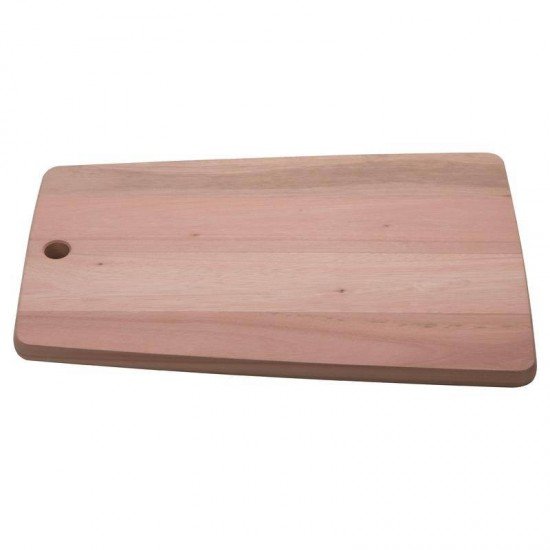 TÁBUA TRAMONTINA RETANGULAR EM MADEIRA EUCALIPTO COM FURO 40X27 CM TRAMONTINA