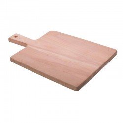 TÁBUA TRAMONTINA RETANGULAR EM MADEIRA EUCALIPTO COM CABO E FURO 34X23 CM TRAMONTINA