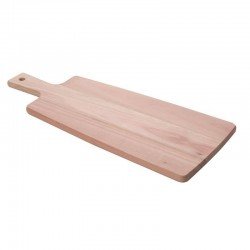 TÁBUA TRAMONTINA PARA PÃO EM MADEIRA EUCALIPTO COM CABO E FURO 48X19 CM TRAMONTINA