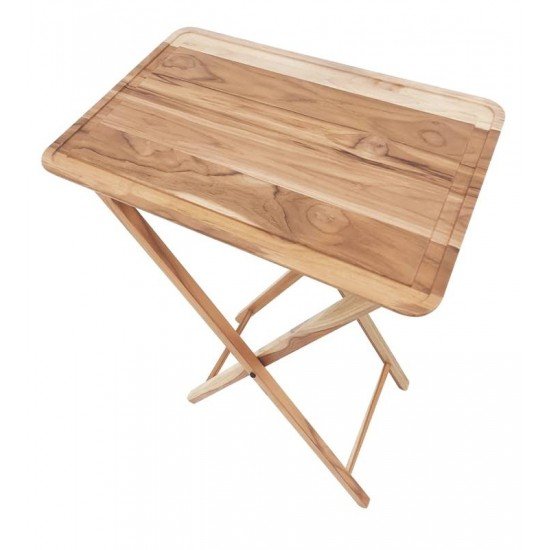 BANCADA EM MADEIRA TECA PARA CHURRASCO TRAMONTINA