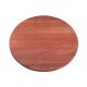 TABUA DE MADEIRA MOGNO AFRICANO REDONDA PARA SERVIR ENVERNIZADO OLEO 350MM TRAMONTINA