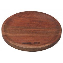 PRATO TRAMONTINA ROST PARA SERVIR EM MADEIRA JATOBÁ MESCLADA COM ACABAMENTO ÓLEO 25 CM