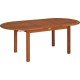 MESA DE MADEIRA JATOBA OVAL FITT ECO BLINDAGE 2000X1000X750 ECO BLINDAGE