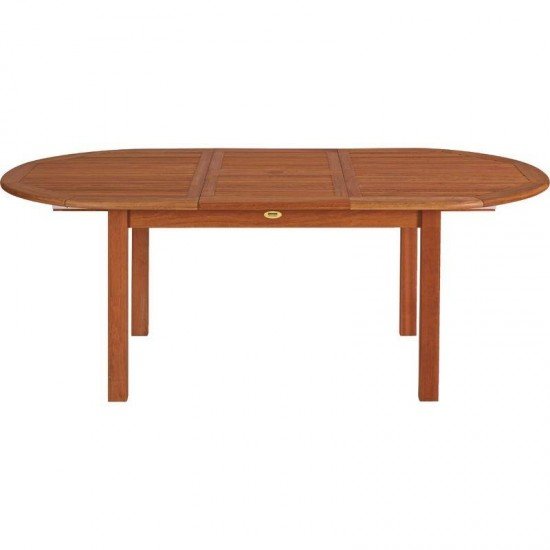 MESA DE MADEIRA JATOBA OVAL FITT ECO BLINDAGE 2000X1000X750 ECO BLINDAGE