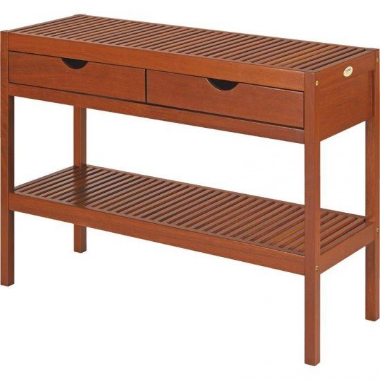 APARADOR COM GAVETA DE MADEIRA JATOBA FITT ECO BLINDAGE