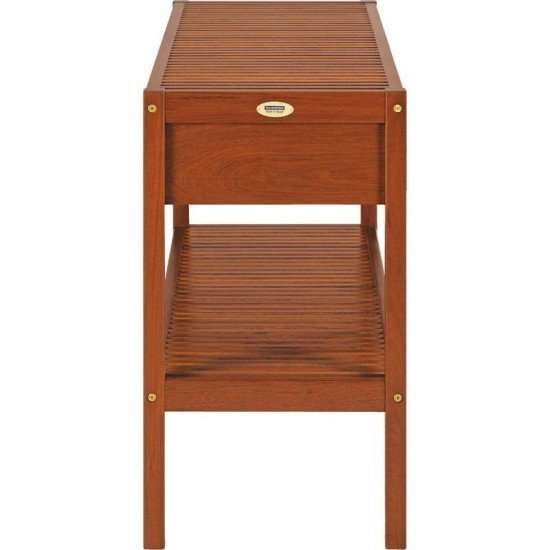 APARADOR COM GAVETA DE MADEIRA JATOBA FITT ECO BLINDAGE