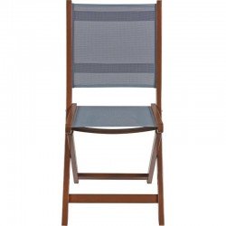 CADEIRA DOBRAVEL DE MADEIRA JATOBA FITT COM ASSENTO E ENCOSTO EM TELA ENVERNIZADO