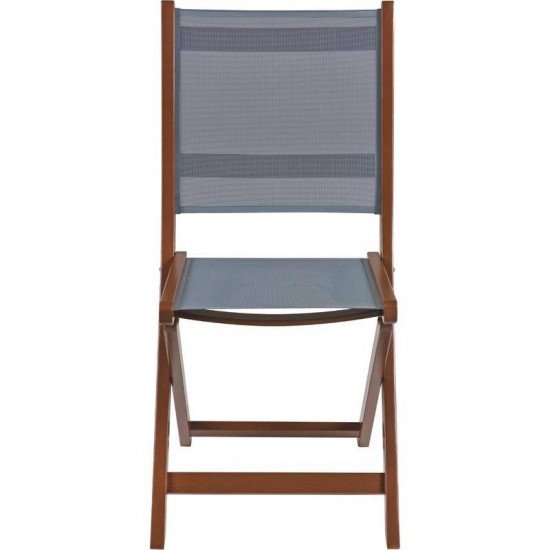 CADEIRA DOBRAVEL DE MADEIRA JATOBA FITT COM ASSENTO E ENCOSTO EM TELA ENVERNIZADO