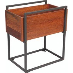 FLOREIRA ALTA RAMBLAS EM MADEIRA CUMARU COM ESTRUTURA EM ACO CARBONO 640 CM TRAMONTINA