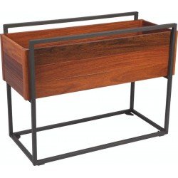 FLOREIRA ALTA RAMBLAS EM MADEIRA CUMARU COM ESTRUTURA EM ACO CARBONO 950 CM TRAMONTINA