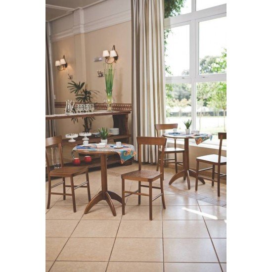 CADEIRA DE MADEIRA EM TAUARI AMENDOA SEM BRACOS TRAMONTINA